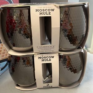 Black 20oz Copper Moscow Mule Mug Cambridge Silversmiths Hammered Nickel